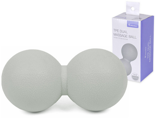 아이워너 듀얼 땅콩 마사지 지압볼, 세이지 그린, 1개