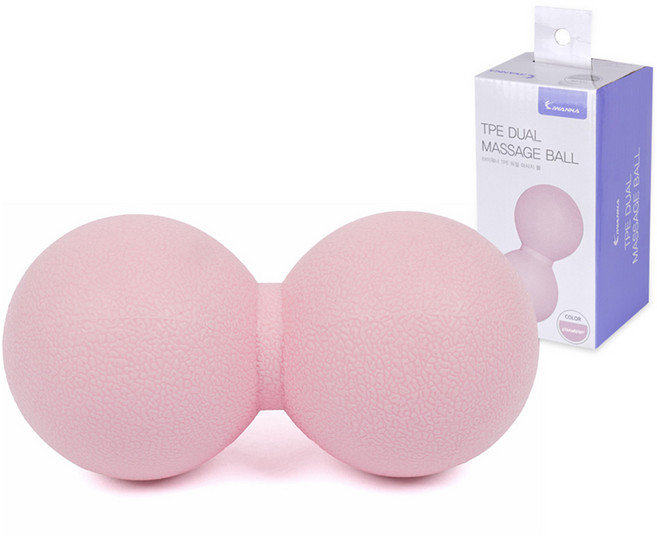 아이워너 TPE 듀얼 마사지 볼, 스트로우베리, 1개