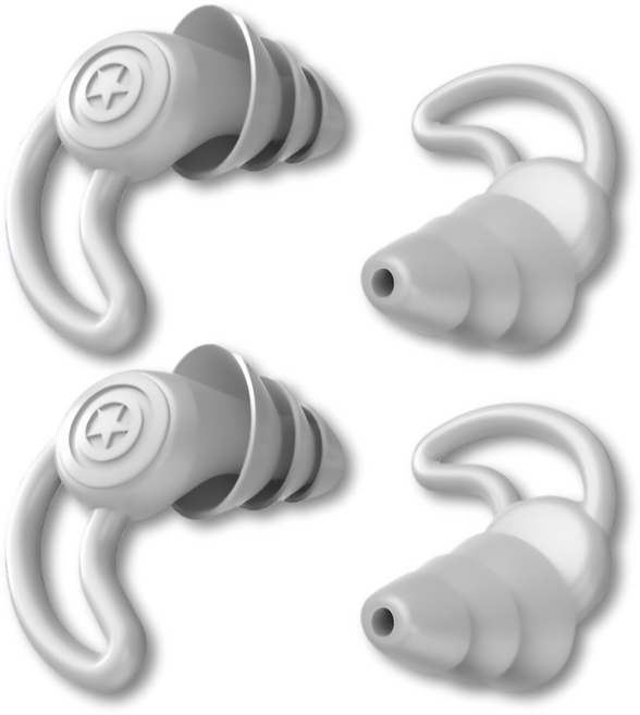 모나홈 3중 나노 실리콘 소음방지 차단 수면 이어플러그 모노그레이, 2개, 2쌍