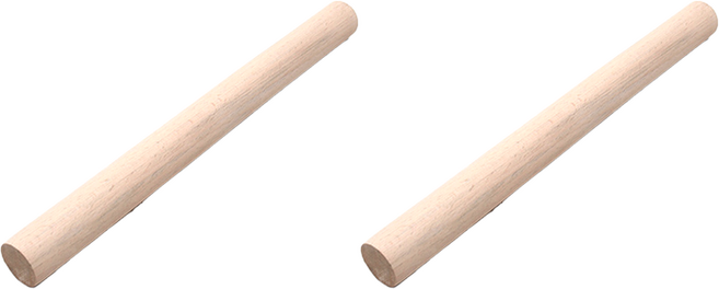 퀸스리빙 원목 반죽 밀대, 2개