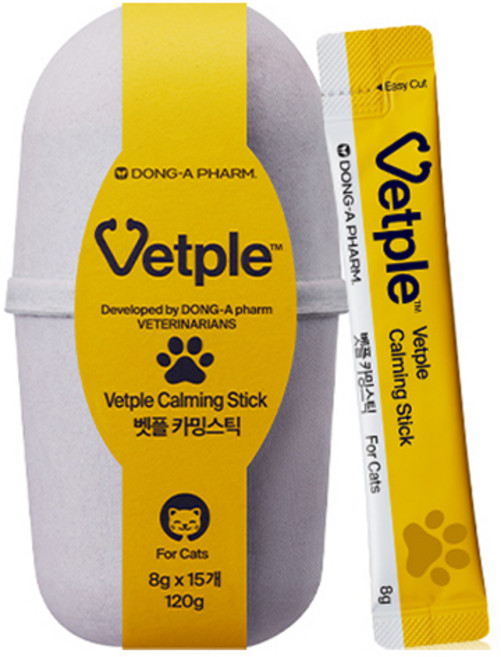 벳플 동아제약 고양이 영양제, 15회분, 스트레스완화/안정/집중력관리, 1개