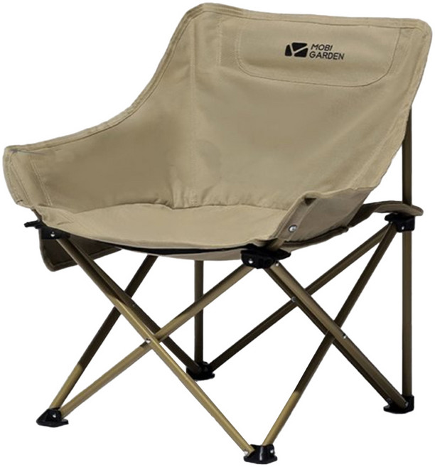 모비가든 문체어 캠핑의자 싱글, 샌드, 1개