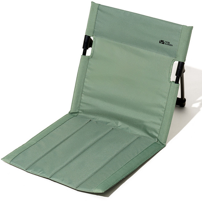 모비가든 좌식형 캠핑의자, 그린, 1개
