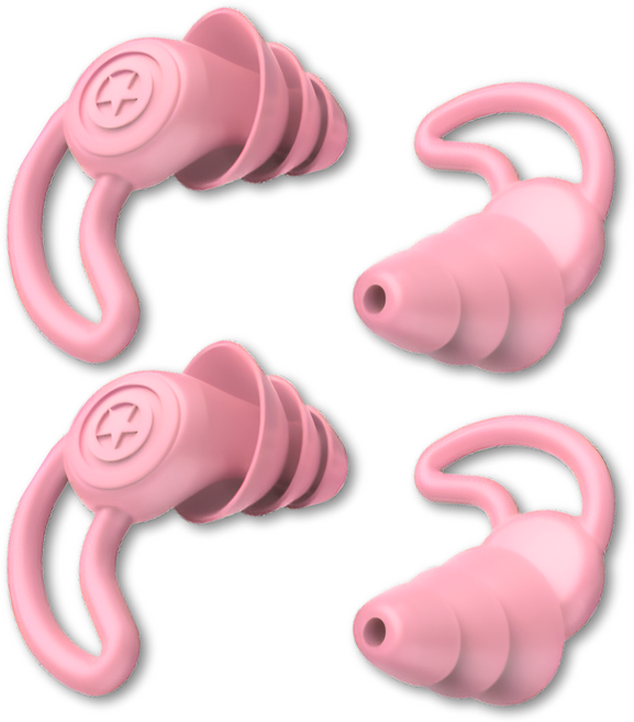 모나홈 귀안아픈 3중 나노 실리콘 소음방지 차단 수면 이어플러그 샤인핑크, 2개, 2쌍