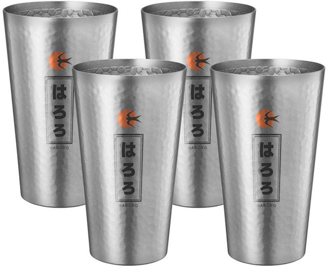 하로로 알루 사와컵 800ml, 4개