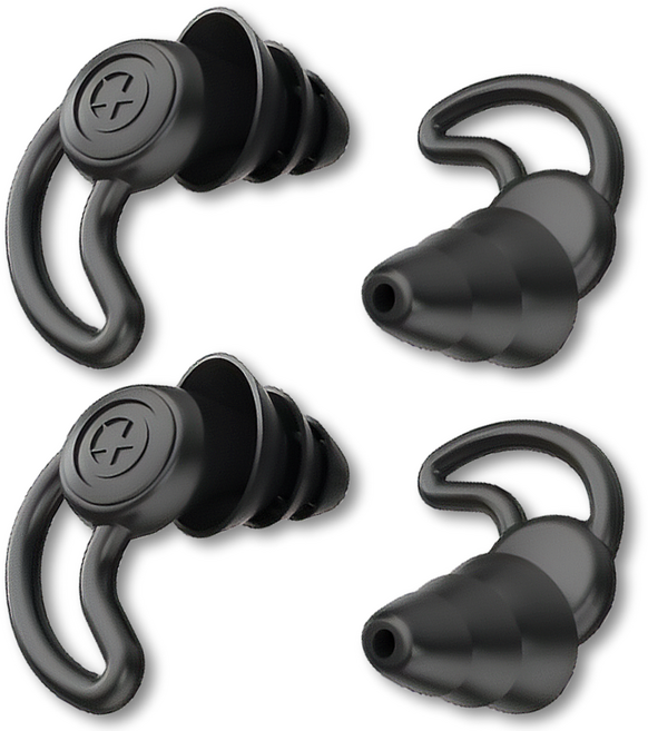 모나홈 3중 나노 실리콘 소음방지 차단 수면 이어플러그 다크블랙, 2개, 2쌍