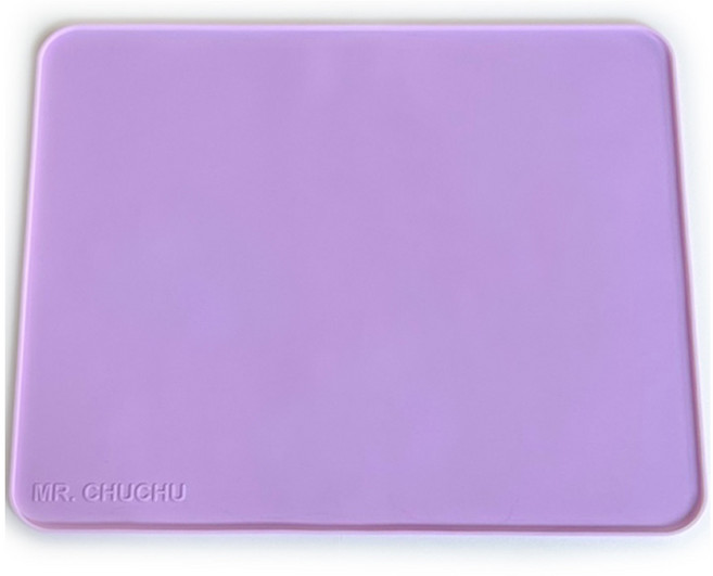 미스터추추 강아지 논슬립 실리콘 배변매트 대형, 퍼플, 1개