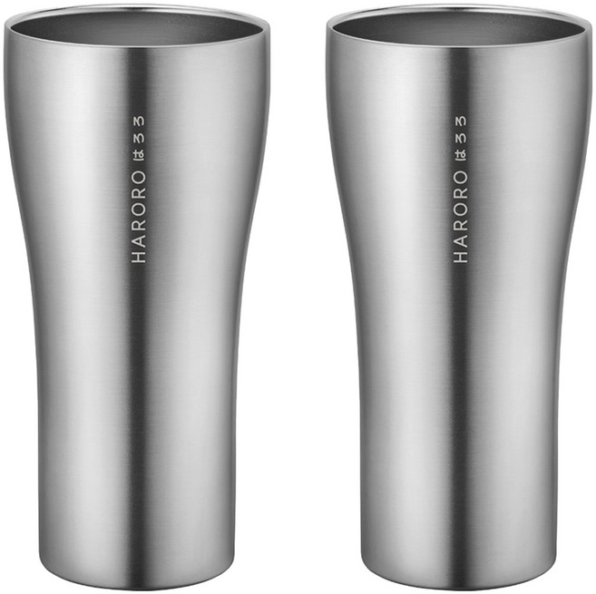 Haroro 雙層生啤酒杯, 2個