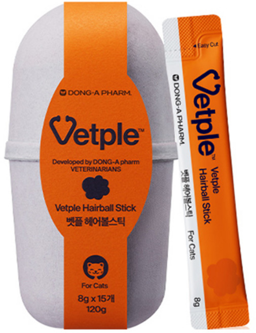 벳플 동아제약 고양이 영양제, 15회분, 헤어볼, 1개