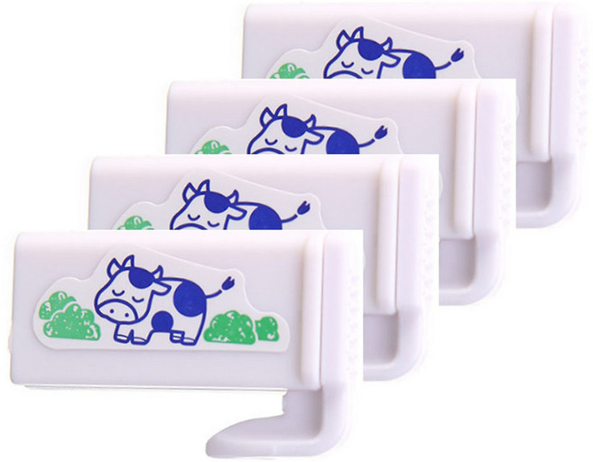 엘이씨 우유팩 클립, 혼합색상, 2개