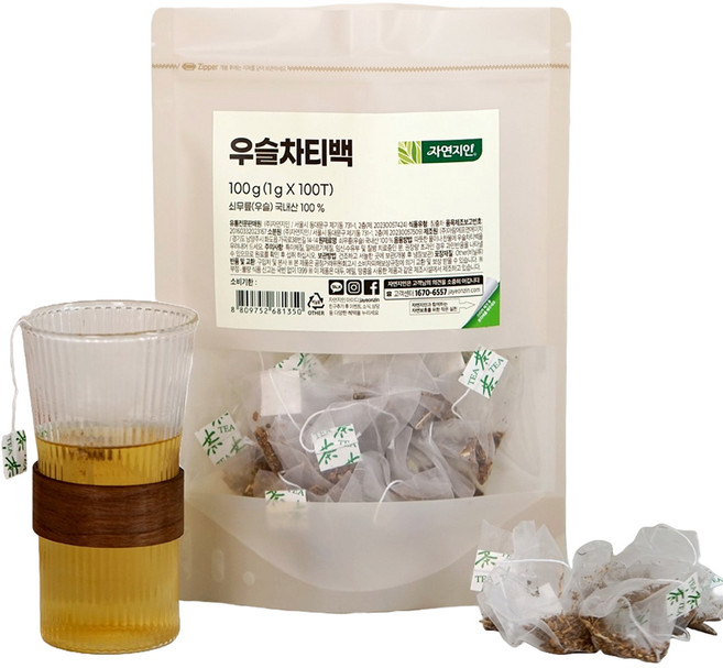 자연지인 우슬차 티백, 1g, 100개입, 1개