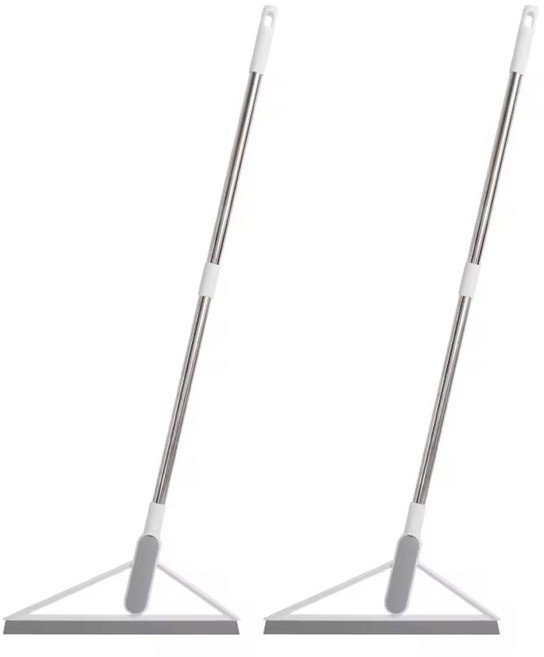 모나코올리브 나노 밀착 스퀴지 빗자루, 화이트, 2개