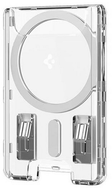 슈피겐 맥세이프 카드 지갑 3장 수납 투명 홀더 울트라하이브리드 맥핏 AFA07148, 크리스탈클리어, 1개