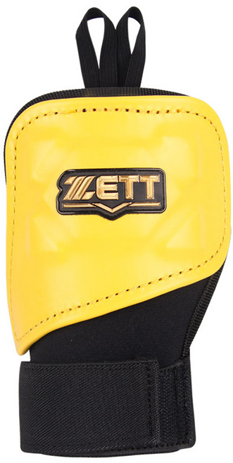 제트 손등가드 우타용 BLK-45, 옐로우 + 블랙, 1개