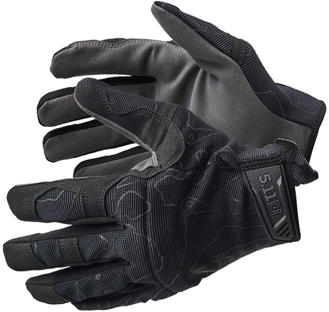 5.11 Tactical 高耐磨手套 2 雙手穿戴組, 1套, 黑色