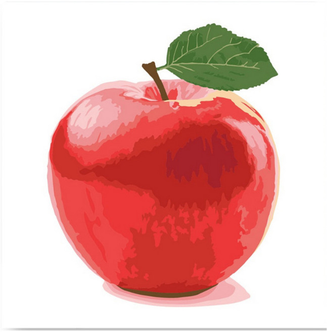 히트 DIY 그리기, W29 미니 홍사과, 1개