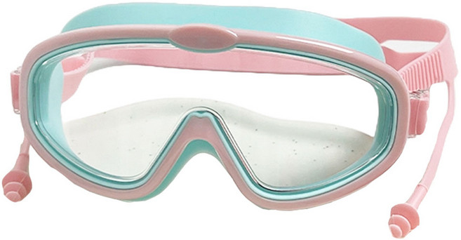 라이프그래피 고글 와이드 파스텔 물안경 + 보관케이스, 마카롱, 1개