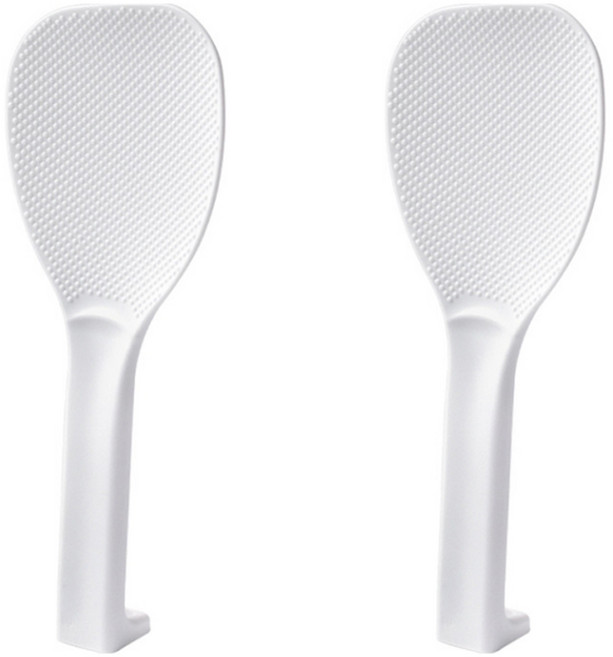 맘툴 세척이 편한 스탠드 밥주걱, 화이트, 2개