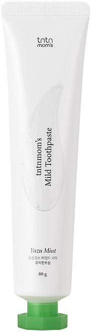 튼튼맘스 무불소 임산부 치약 유자민트향, 80g, 1개