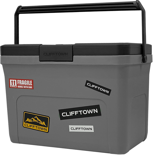 클리프타운 테이블 아이스박스 대용량, 카본블랙, 28L