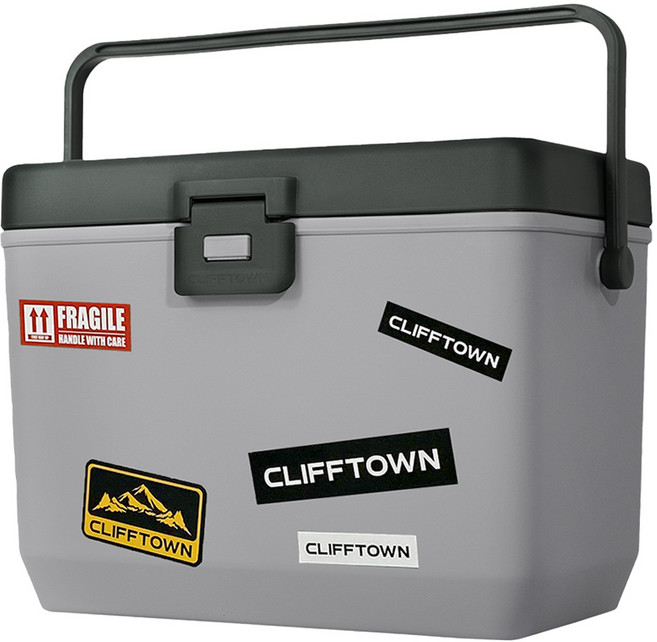 클리프타운 테이블 아이스박스, 카본블랙, 14L