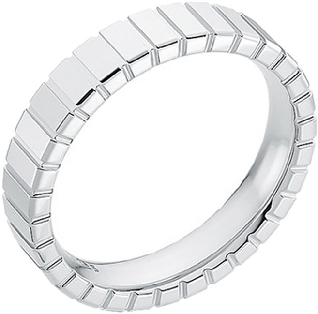 로이드 컷팅 스퀘어 4mm 실버 반지 LRS24076S