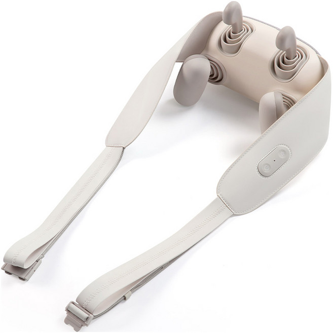 오아 커버넥 무선 목 어깨 온열 마사지기, 베이지, OMSG-010BE