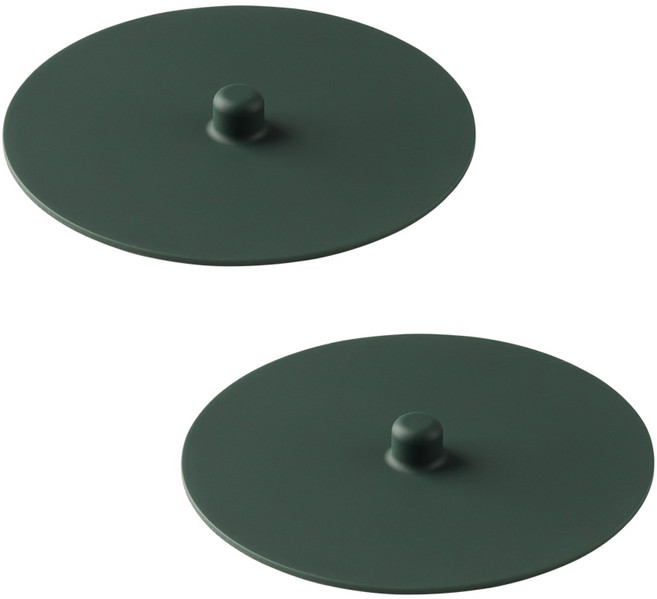 플라이토 국산 실리콘 펌킨 컵뚜껑, 헌터그린, 2개