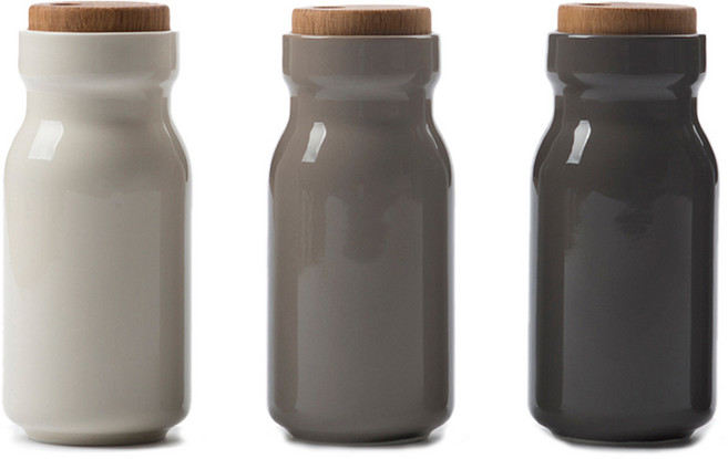 탁가온 양념통 3종 세트 L, 1세트, 화이트 양념통 + 라이트그레이 양념통 + 다크그레이 양념통