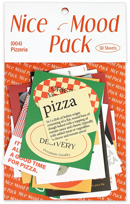 페이퍼리안 나이스 무드 스티커 세트, 핏제리아, 1세트