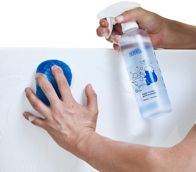FRANKLIIN 거품형 아기 욕조 클리너, 500ml, 1개