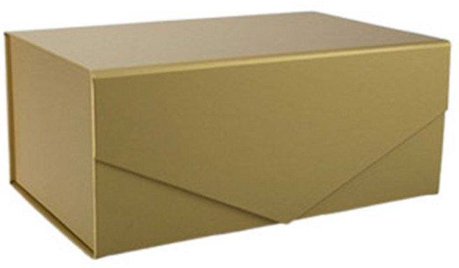 이홈베이킹 튼튼한 접이식 자석상자 소, 골드, 1개