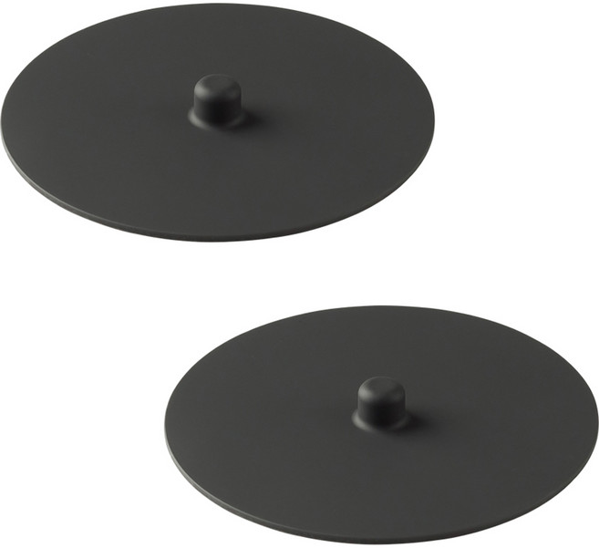 플라이토 국산 실리콘 펌킨 컵뚜껑, 블랙, 2개