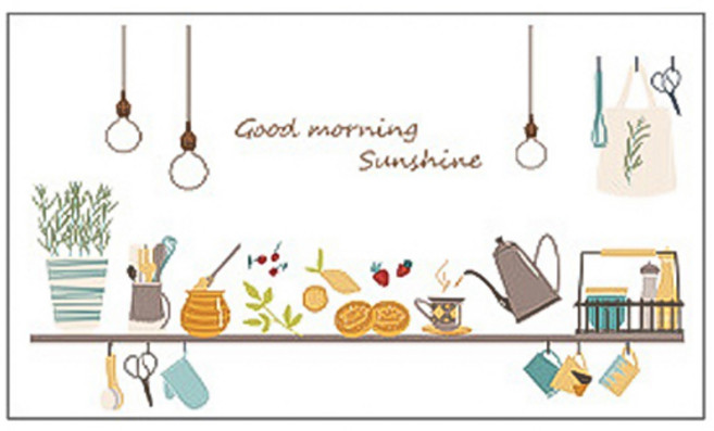 블럭마트 주방 방수 타일 벽 스티커 type5, 1개