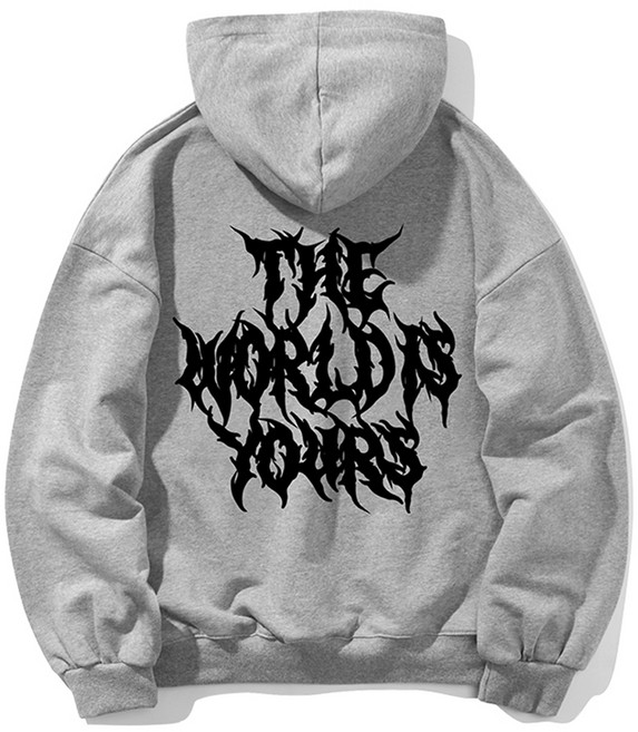 Elimeno 男女通用 EL World Yours 刷毛 Oversize 連帽T恤 ELH0370