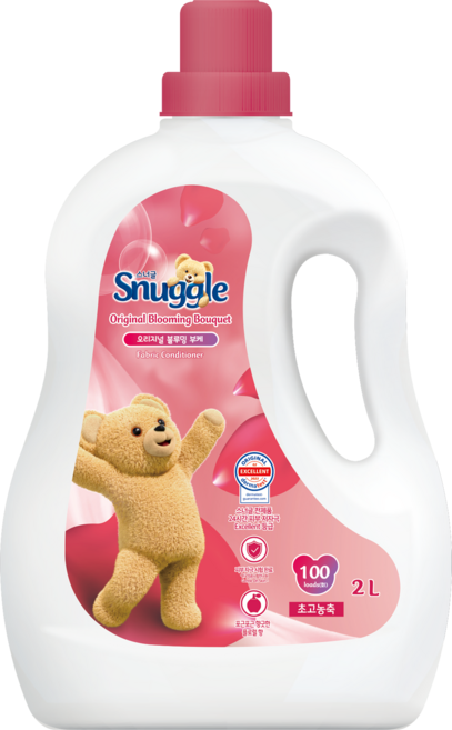 스너글 초고농축 섬유유연제 오리지널 블루밍 부케 본품, 2L, 1개