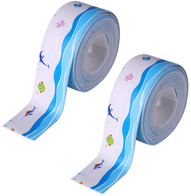 블럭마트 주방 pvc 테이프 주방스티커 type2, 2개