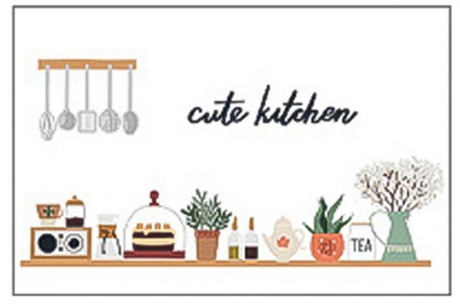 블럭마트 주방시트지 방수 타일 벽 스티커 type9, 1개