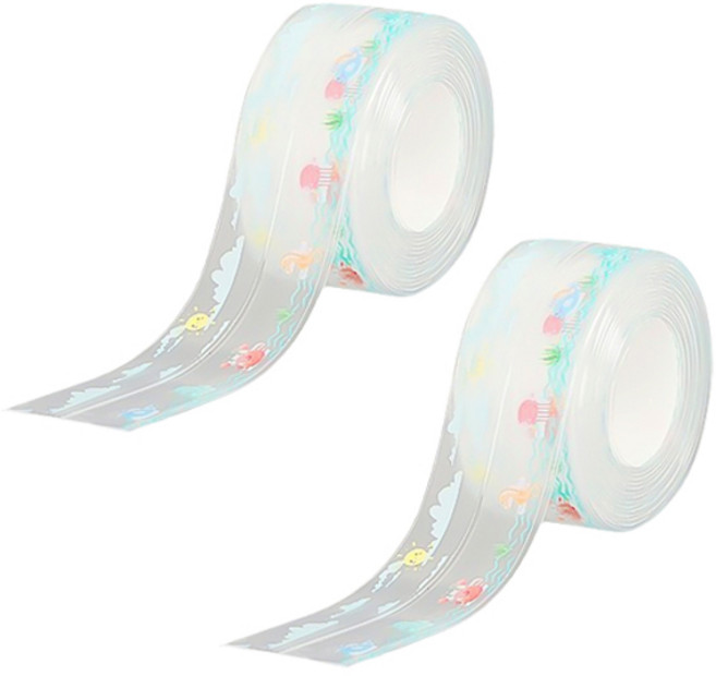 블럭마트 투명 디자인 테이프 type2, 2개