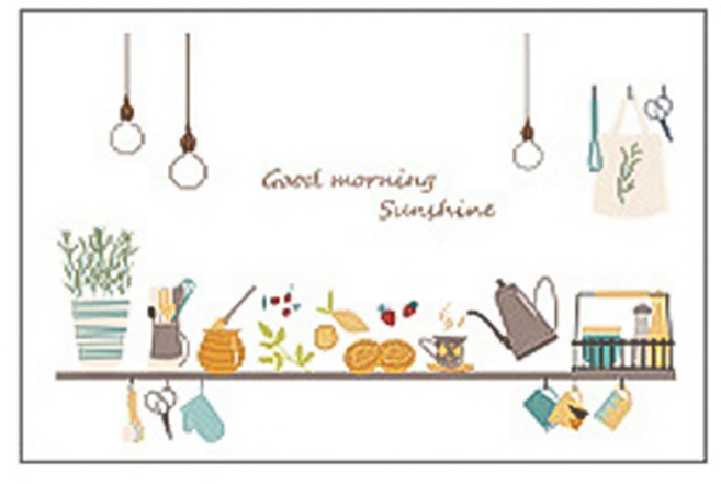 블럭마트 주방 방수 타일 벽 스티커 type5, 1개