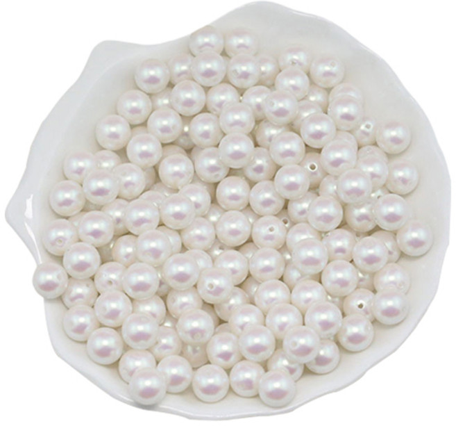마다꾸미 비즈공예 진주알 8mm 100p, 아이보리, 1세트
