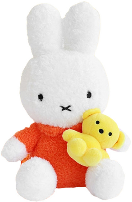 곰 안은 미피 인형, 29cm, 혼합색상, 1개