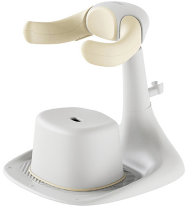 두리 안전 핸들 + 유아목욕의자, 아이보리, 1세트