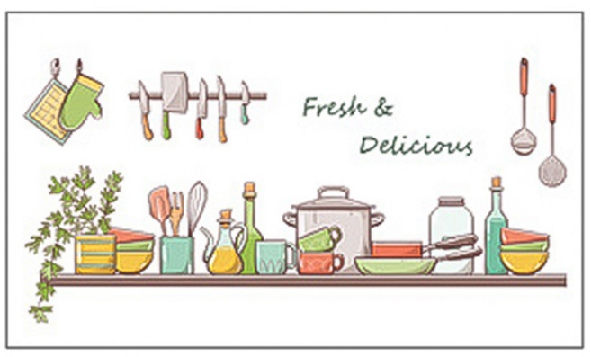 블럭마트 주방 방수 타일 벽 스티커 type10, 1개