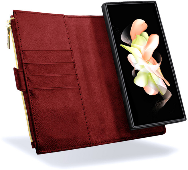 HIGHON Garder Paccio 拉鍊式皮革日誌手機殼