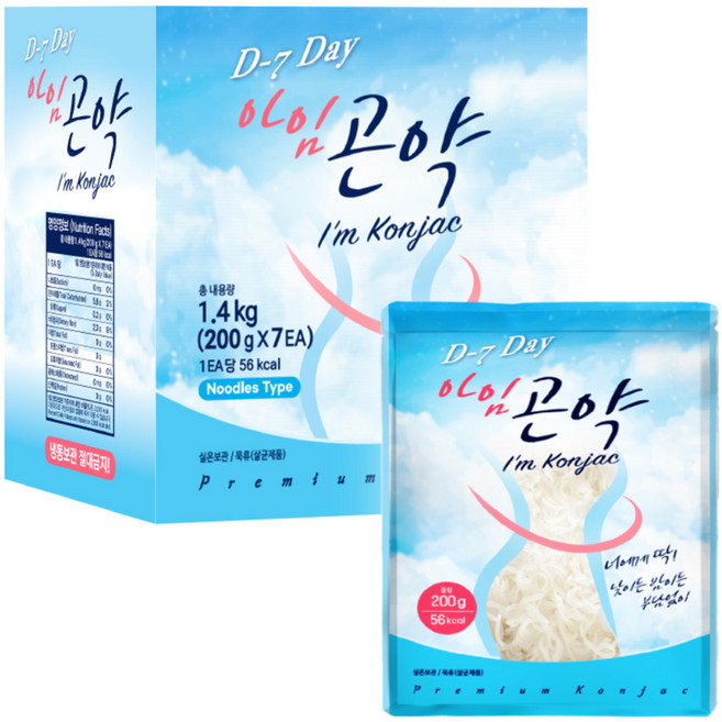 아임 곤약, 1.4kg, 1개