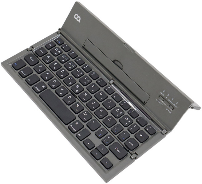 오아 접이식 블루투스 무선 접이식 키보드, 메탈그레이, OA-KB100MG, 제조사축