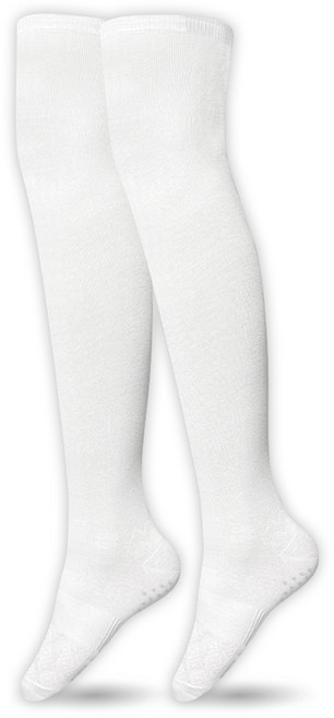 크로커다일 여성용 골프 논쿠션 라라 오버니삭스 CD214, 화이트, 1개