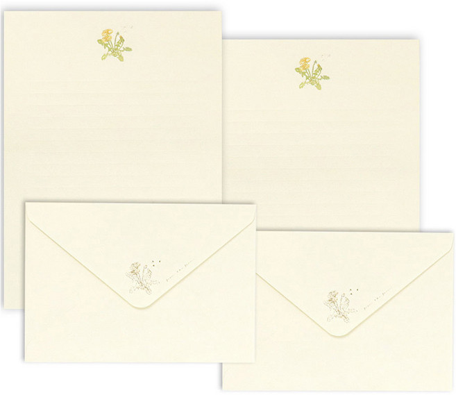 페이퍼리안 프롬 더 팜 편지지세트, 민들레, 2세트