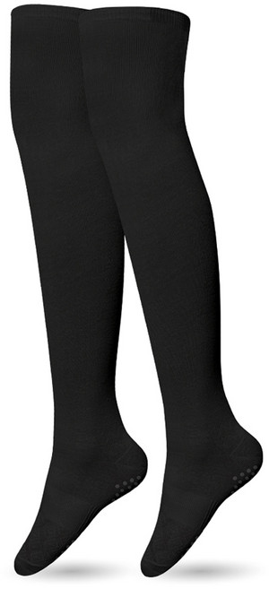 크로커다일 여성용 골프 논쿠션 라라 오버니삭스 CD214, 블랙, 1개